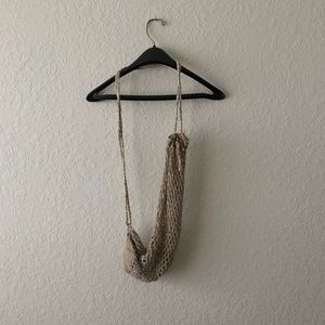 Macrame Drawstring Bag